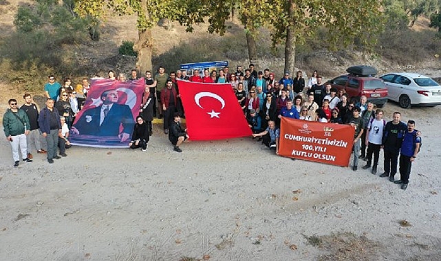 Aydınlılar Cumhuriyet’in 100. Yılını ‘Trekking’ Etkinliğiyle kutladı