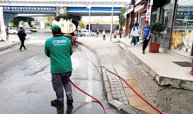Canik Dip Köşe Temizleniyor